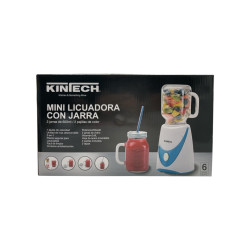 Licuadora Mini Jarra Kintech | Potencia y practicidad en tamaño compacto